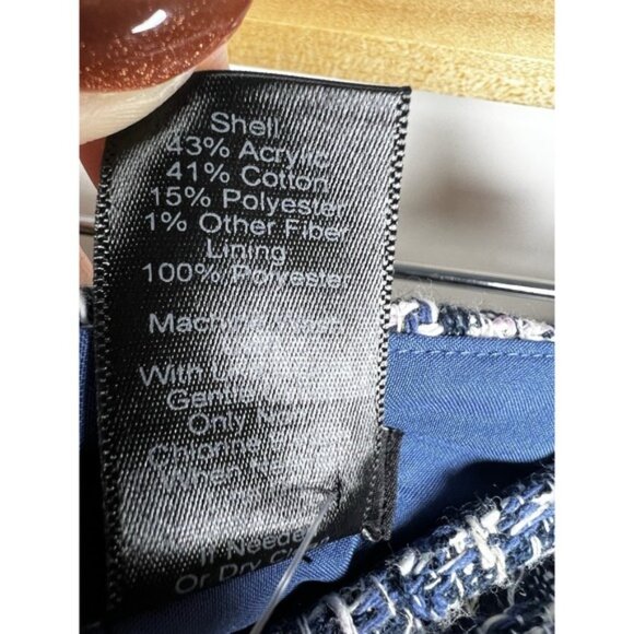 Ann Taylor Tweed A-Line Skirt Women's Size 4 Career Business Preppy NWT - Picture 3 of 8